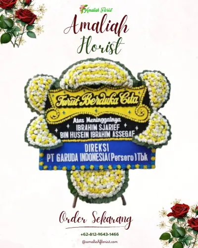 Papan Bunga Duka di Petung