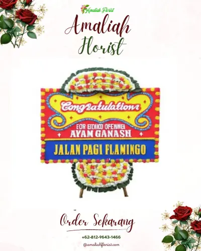 Bunga Papan Congratulation di Petung